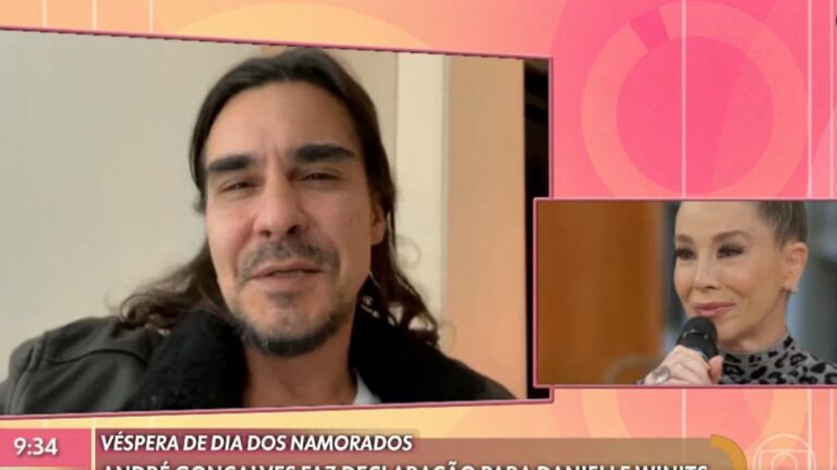 Danielle Winits se emociona ao relembrar separação de André Gonçalves