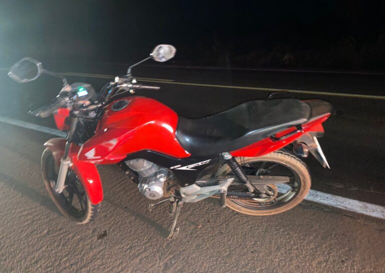 Força Tática prende homem por furto de motocicleta em Coxim