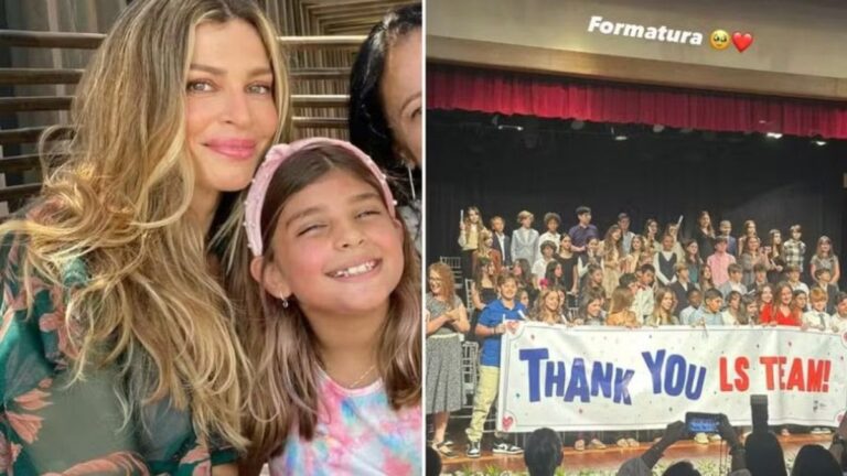 Grazi Massafera celebra formatura da filha, Sofia