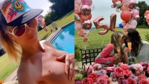Heidi Klum chama atenção ao posar sem biquíni para comemorar 51 anos