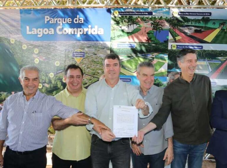 Parque da Lagoa Cumprida é lançado por Riedel em Aquidauana