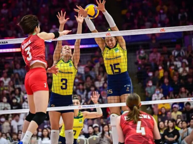 Vôlei feminino: Brasil é eliminado da Liga das Nações pelo Japão