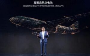 Avião elétrico chinês com bateria “ultracondensada” inicia testes