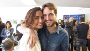 Camila Pitanga se surpreende ao ver nu artístico de ex-namorado