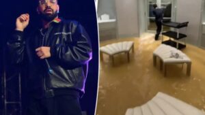 Drake passa por perrengue e tem mansão inundada após chuvas no Canadá; veja vídeo