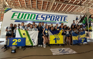 Festa na final dos Jogos Escolares da Juventude em Coxim