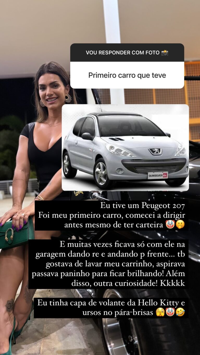 Kelly Key revela detalhes sobre seu primeiro carro Reprodução/Instagram