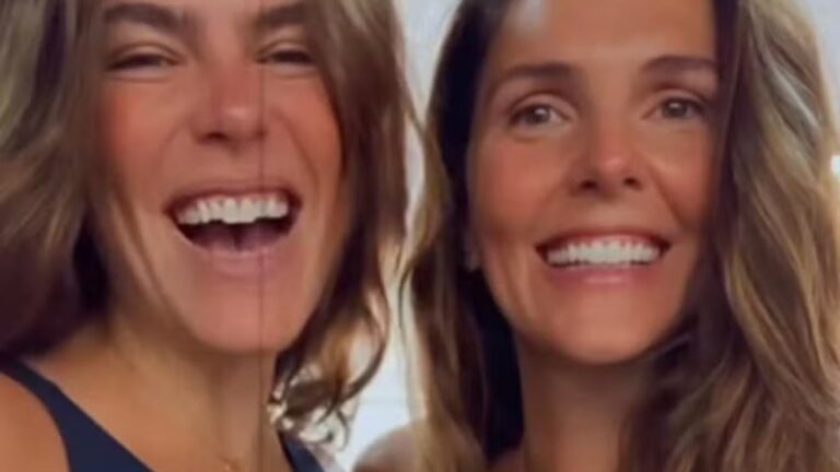 Mariana Goldfarb aproveita manhã de sábado e treina com Daniella Sarahyba