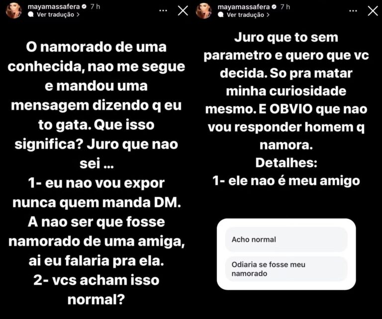 Maya Massafera desabafa (Reprodução/Instagram)