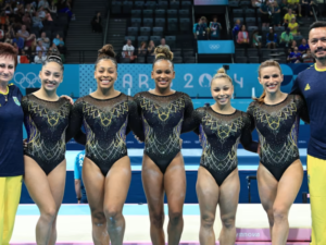 Olimpíadas 2024: Brasil é bronze por equipes na ginástica