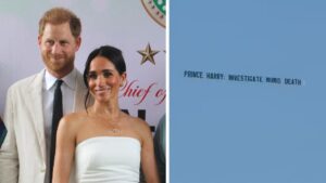 Príncipe Harry recebe mensagem misteriosa em Los Angeles: 'Investigue a morte da mamãe'