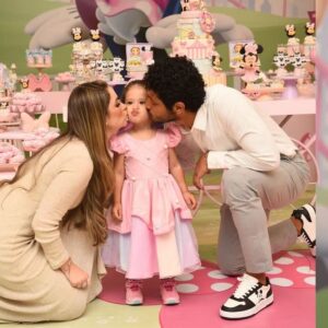 Camila Campos e Léo com a filha, Bella Reprodução Instagram - 12.7.2024