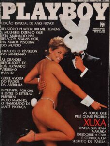 Xuxa Meneghel na capa da Playboy Reprodução