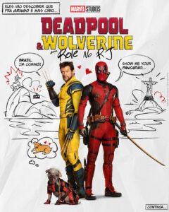 Ryan Reynolds e Hugh Jackman virão ao Brasil  Reprodução/X Marvel Studios