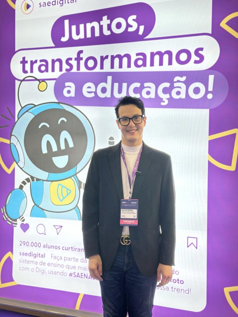 Tecnologia e Educação: Gustavo de Noronha na Vanguarda da Inovação na Bett Brasil