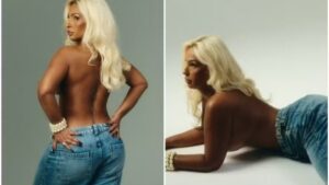 Valesca Popozuda deixa pouco para imaginação ao posar de topless para o novo álbum