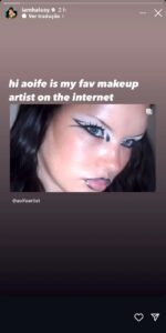 A maquiadora favorita de Halsey é conhecida por visuais dramáticos
