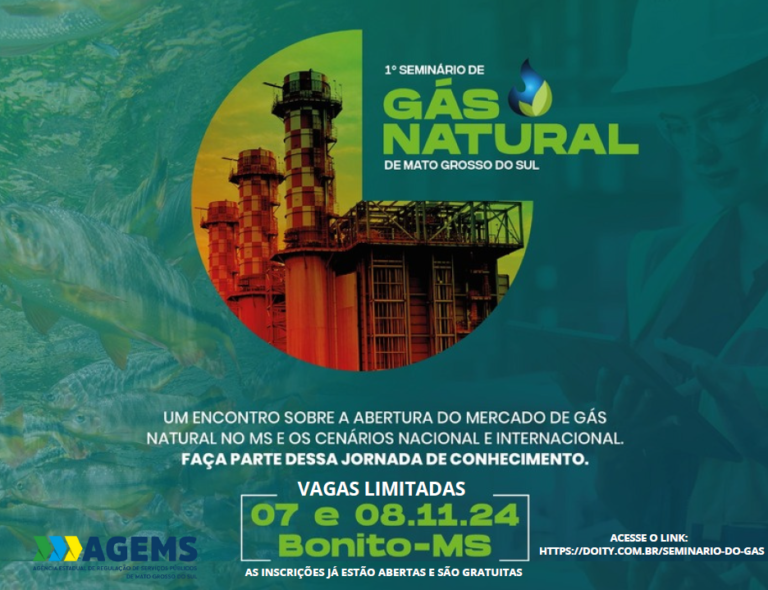 Bonito Sedia o 1º Seminário de Gás Natural de MS, oportunidade única para explorar o futuro desse energético no Estado