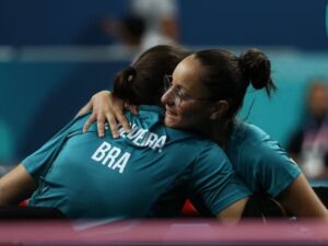 Brasil garante medalha e vai a semifinal do tênis de mesa paralímpica