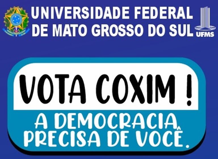 Confira a agenda de palestras do Projeto de extensão “Vota Coxim!”