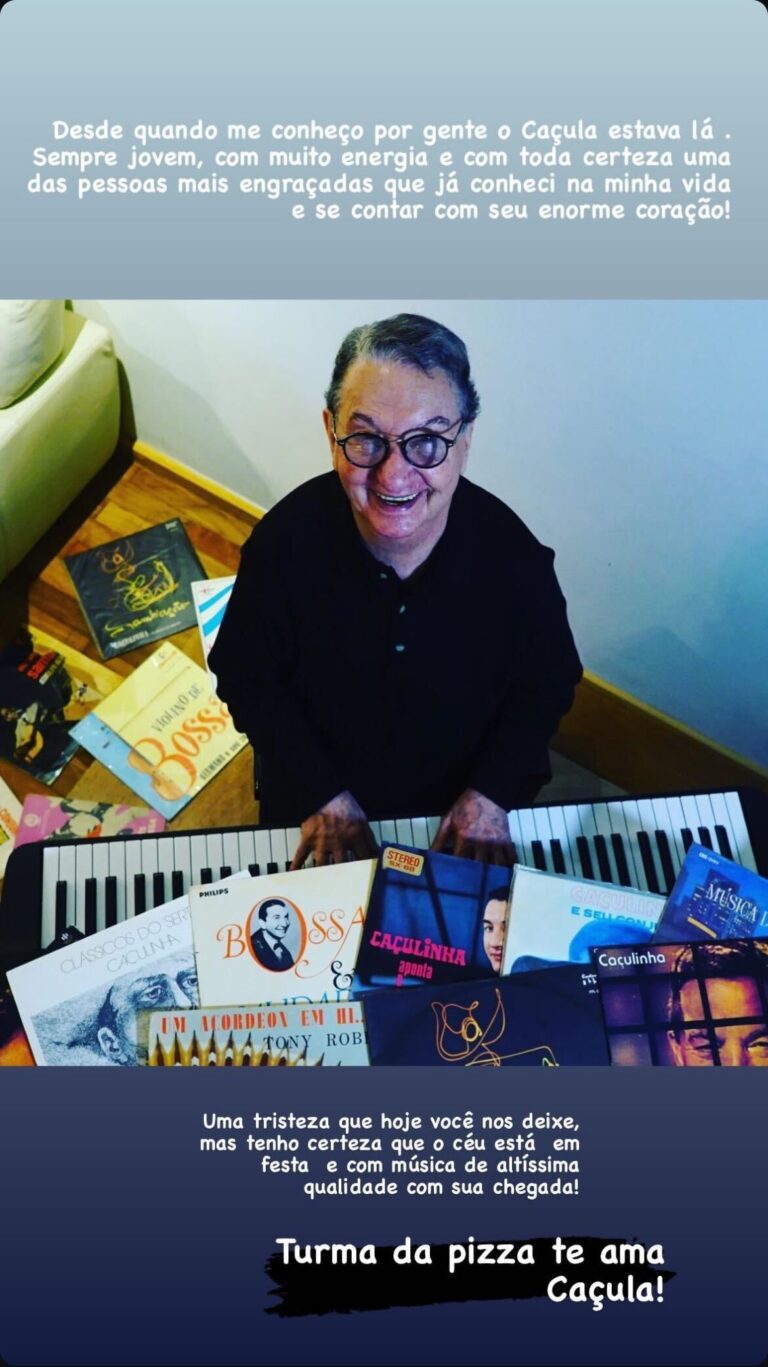 O filho de Faustão comentou a relação com o músico, que trabalhou por anos com o pai Reprodução/Instagram