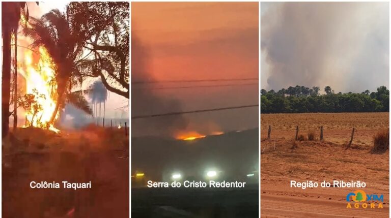 Incêndios em Coxim mobilizam força-tarefa entre autoridades e comunidade