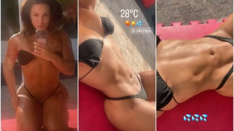 Kéfera quebra a internet ao exibir o bronzeado em casa com direito a barriga trincada