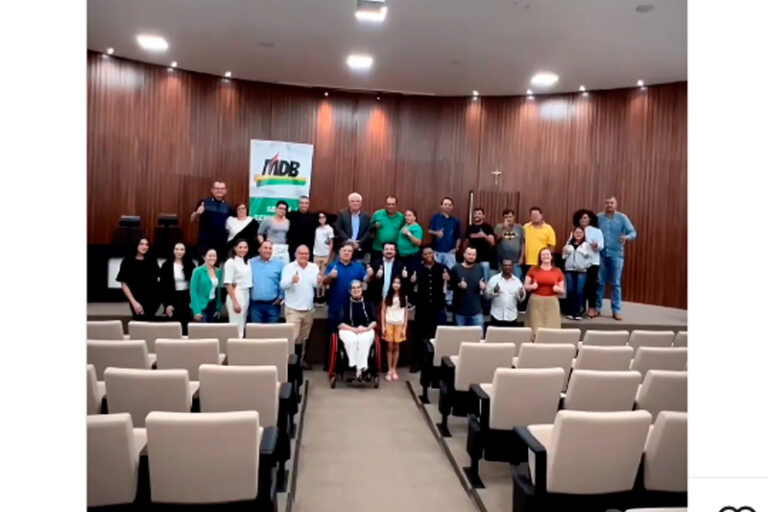 MDB Chapadão do Sul realiza convenção e firma apoio a Jocelito Krug