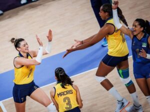 Olimpíadas: Brasil 'varre' a República Dominica e vai para semifinal do vôlei feminino