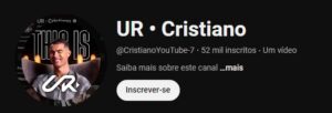 Uma máquina! Cristiano Ronaldo cria canal no Youtube e bate recorde no primeiro dia