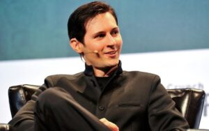 O fundador e diretor-executivo do Telegram, Pavel Durov, durante o evento TechCrunch Disrupt, em San Francisco, EUA, em 21 de setembro de 2015