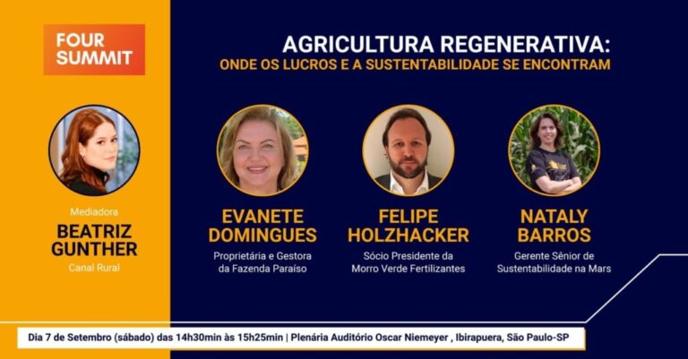 Evento em SP promove debate sobre lucros e sustentabilidade na agricultura regenerativa