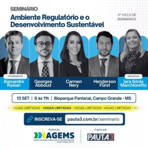 Seminário apresenta desafios regulatórios em novas fronteiras de saúde e sustentabilidade