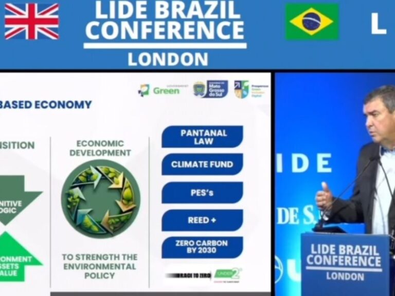 JD1TV: Em Londres, Riedel exalta Mato Grosso do Sul