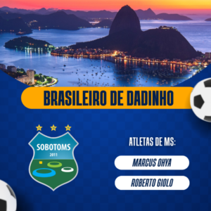 MS terá dois atletas no Campeonato Brasileiro individual de Dadinho no RJ