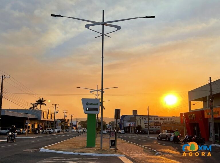 Quarta-feira pode ter máxima de 41ºC e possibilidade de chuvas isoladas em Coxim