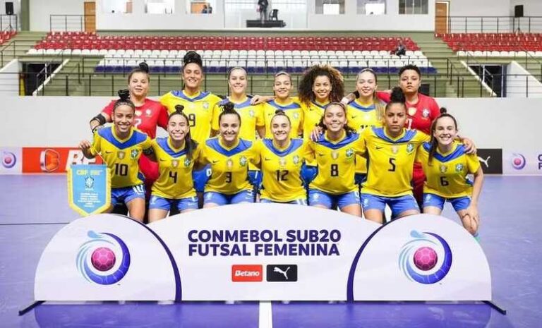 Sul-mato-grossense marca gol em goleada do Brasil no Sul-Americano de Futsal