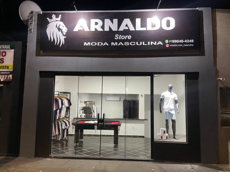 Coxim ganha nova opção de moda masculina com a inauguração da Arnaldo Store