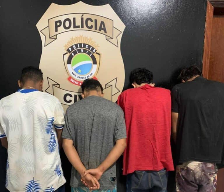 Polícia Civil prende quatro suspeitos em ação conjunta após homicídio em Sonora