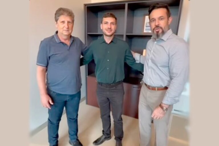 Prefeito eleito Walter Schlatter e o Vice Dr. Ernany anunciam Felipe Scorsatto Batista para a infraestrutura