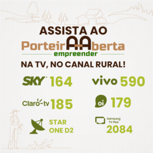 Uma arte com os canais do Canal Rural