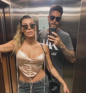 Diego e Franciele começaram a namorar no