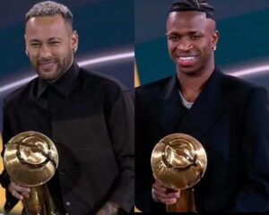 Neymar e Vini Jr. brilham no Globe Soccer Awards 2024