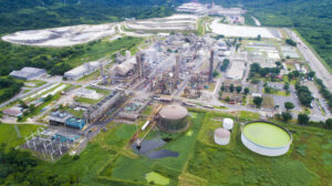 Vista aérea da unidade Yara Fertilizantes Cubatão/SP