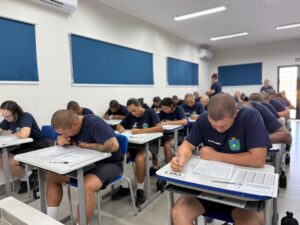 Alunos do 38º Curso de Formação de Soldados da PMMS avançam no treinamento e enfrentam semana de provas