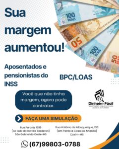 Aposentados e Pensionistas do INSS ganham nova oportunidade de crédito com margem ampliada