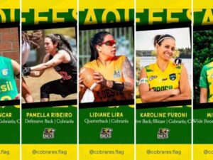 Atletas de MS se destacam na convocação da Seleção Brasileira de Flag Football