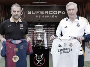 Barcelona e Real Madrid fazem a final da Supercopa da Espanha neste domingo