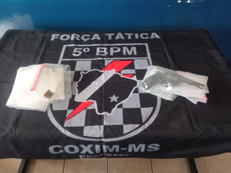 Polícia Militar apreende arma e drogas durante ação em Pedro Gomes