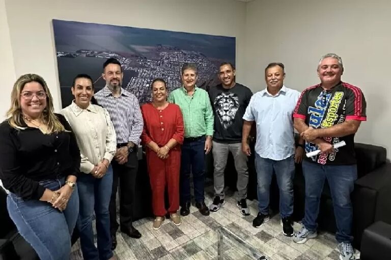 Schlatter recebe apoio e confiança para o sucesso da sua gestão em Chapadão do Sul